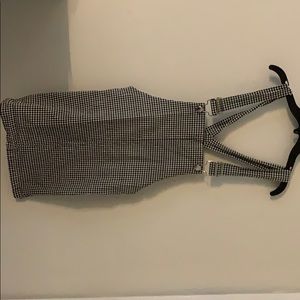 Forever 21 Checkered Overall Dress